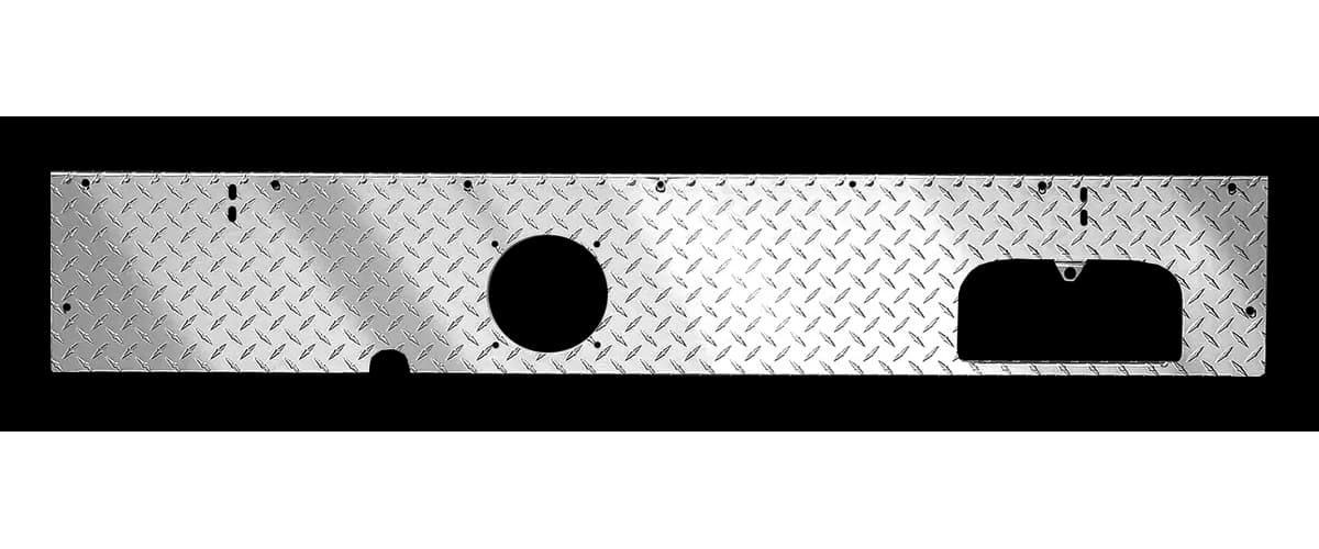 Jeep CJ5 Dashboard without Gauge Cutouts