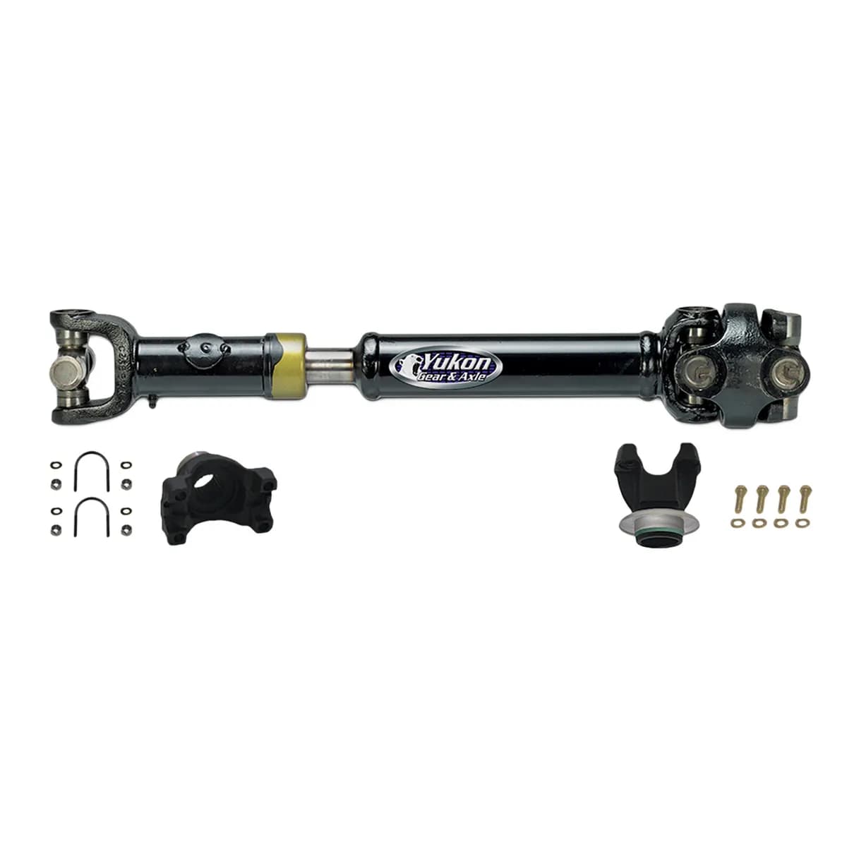 Yukon Heavy Duty Driveshaft for 07-11 JK rear. 1310 U/Joint. Fits 4-door Rubicon and non-Rubicon. Fits up to 4.5" lifts w/ 35" tires. Fits Automatic & Manual Transmissions.