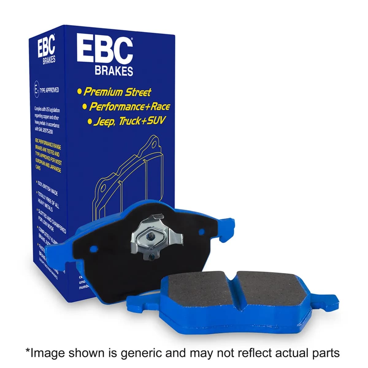 Bluestuff NDX Full Race Brake Pads; 175.5mm Dia.; 100mm Height; 16.75mm Thick; Fits AP Racing; Pad Dimensions: 175.5 x 100 x 16.75mm;