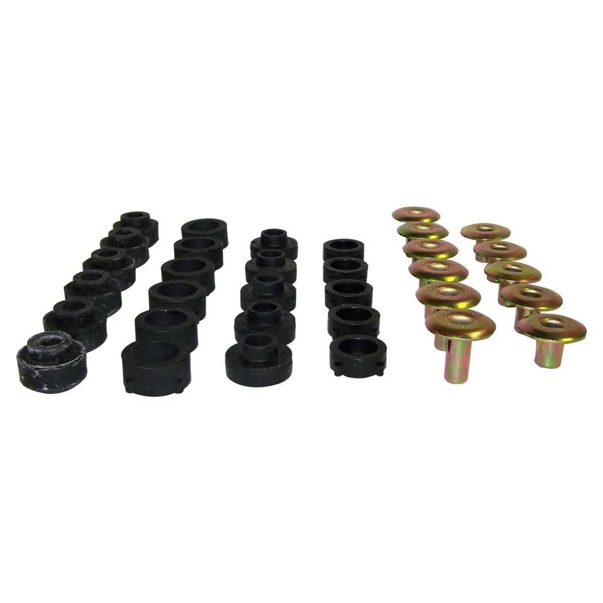 1997-2006 Wrangler TJ Includes 11 Retainers and 22 Body Mounts