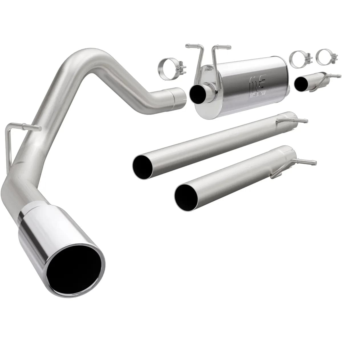 MagnaFlow 1999-2004 Ford F-250 Super Duty 6.8L / 1999-2004 Ford F-350 Super Duty 6.8L Street Series Cat-Back Performance Exhaust System 15869