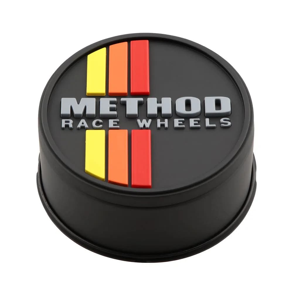 Center Cap | Classic Stripes Push-Through | Black - 5x5.5 | 6x5.5 | Push Through | CP-YOR108P