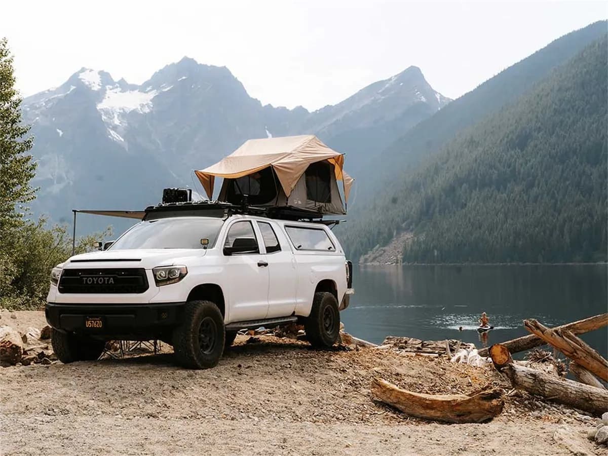 Toyota Tundra Crew Max 2007-Current Slimline II Roof Rack Kit Low Profile