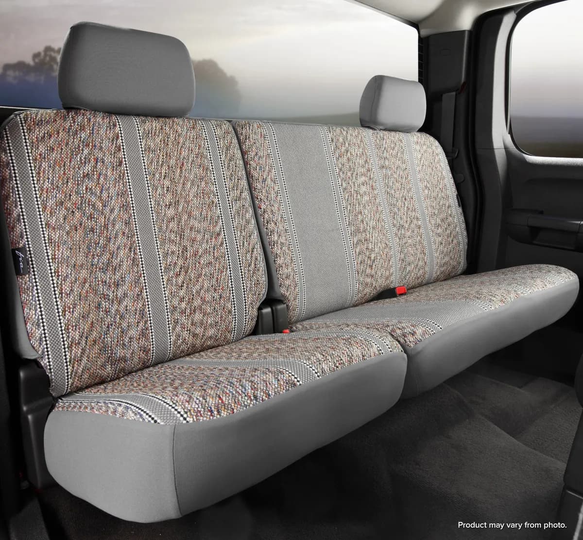 FIA TR45-7 GRAY TR40 Series - Wrangler Saddleblanket Custom Fit Rear Seat Cover - Gray