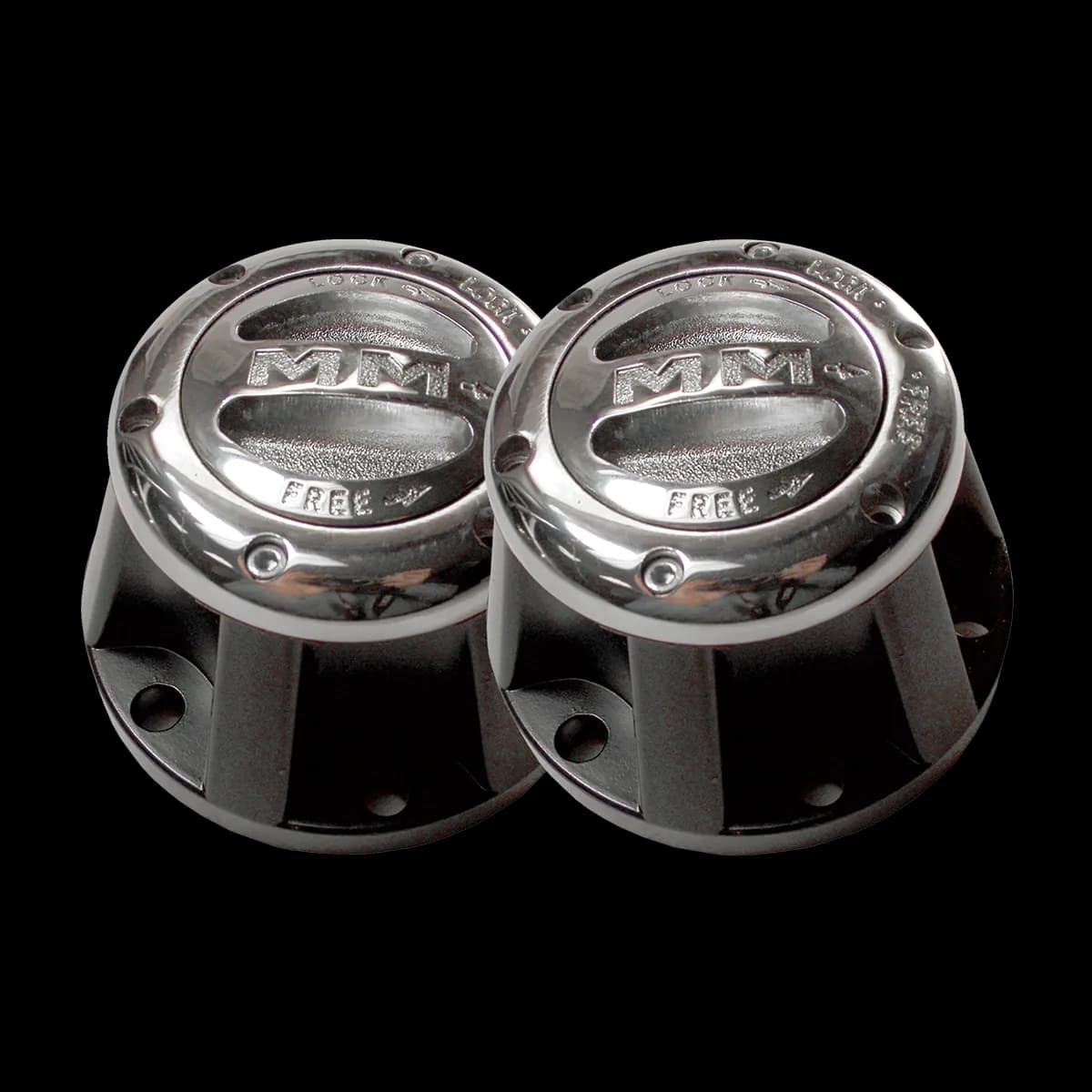 Premium Manual Locking Hubs 6 Bolt 10 Spline Mile Marker