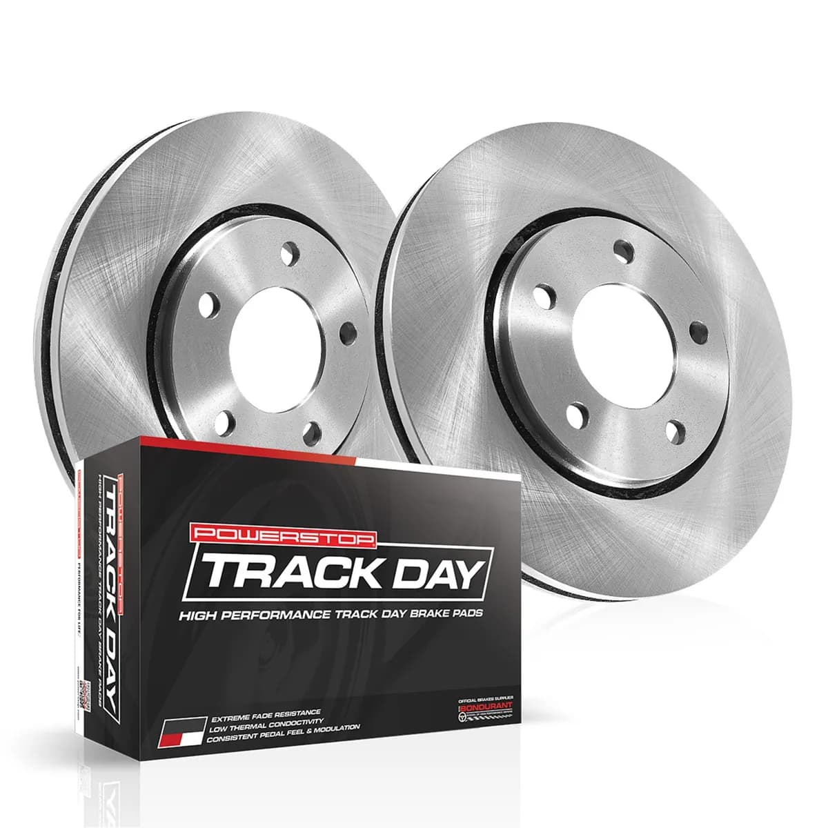 Track Day Kit-Stage 1 Kit For Track Day Enthusiasts: Rotors And Pads-For Use W/Street Tires