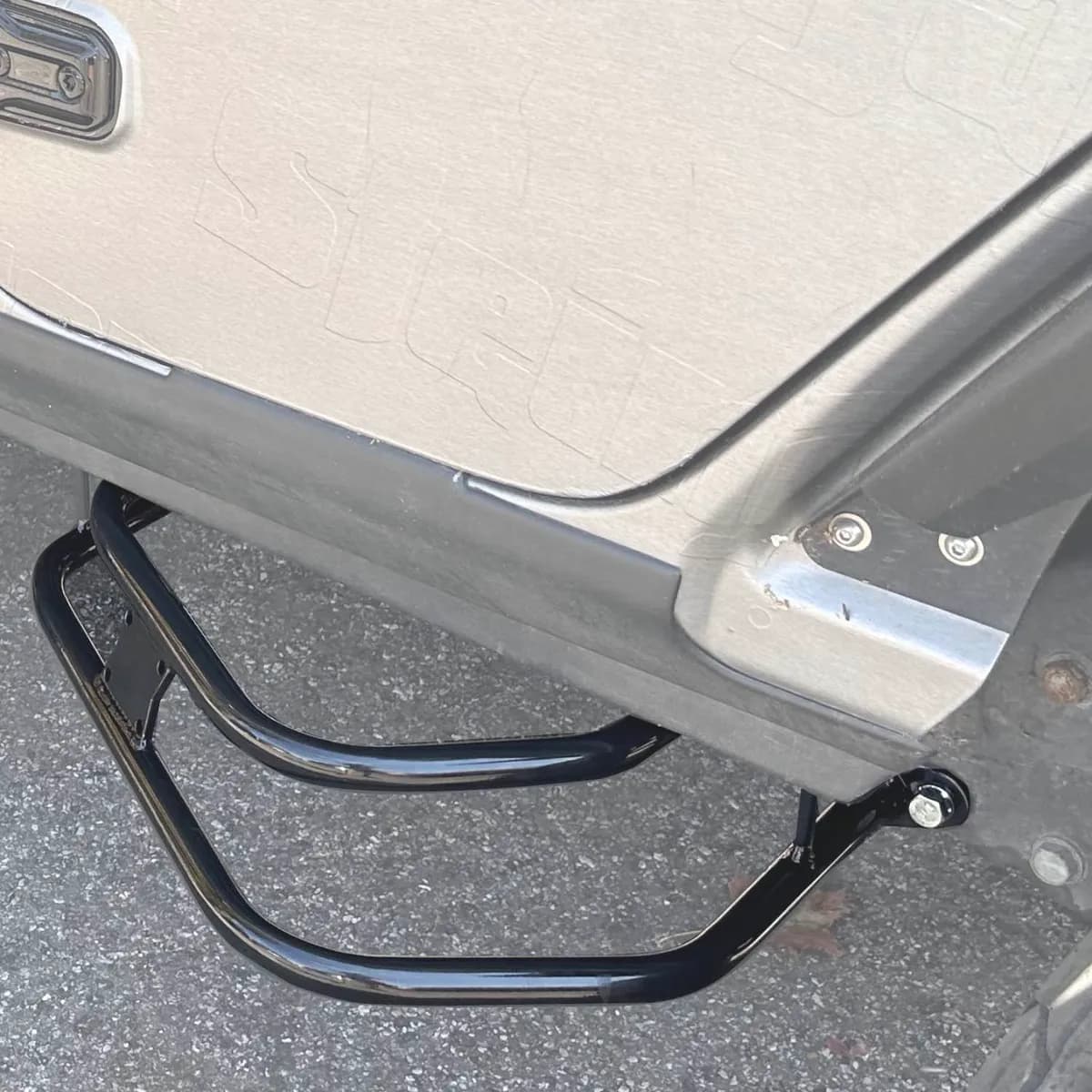 Steinjäger Steps Wrangler JLU 2019-Present REAR Step Kit 4 Door Black