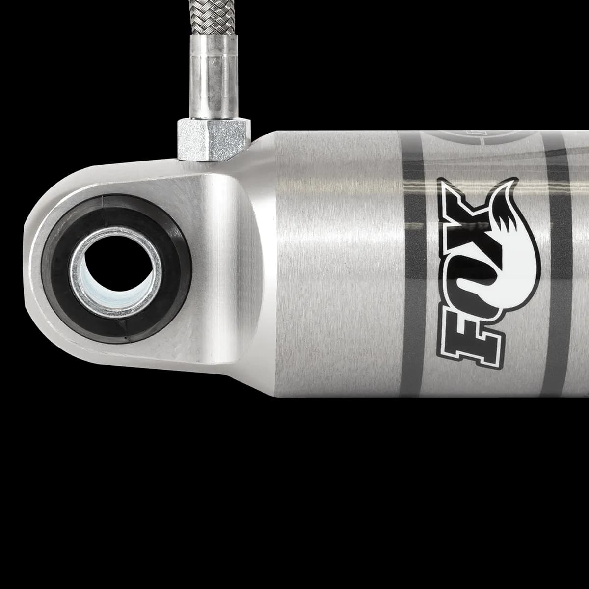 FOX Performance Series Smooth Body Resrvoir Reservoir: External Color: Aluminum Sold As: Each Top Mount: Es6 Bottom Mount: Es6 Extended29.45 Compressed17.35