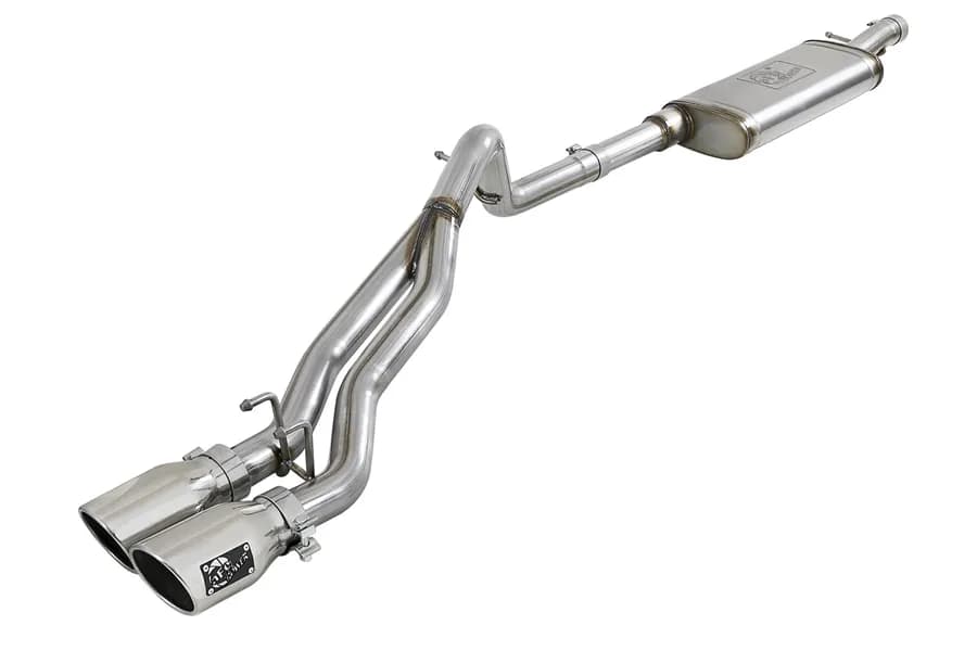 AFE Power Rebel Series 2.5in Cat-Back Exhaust System w/ Polished Tip - JK 4Dr
