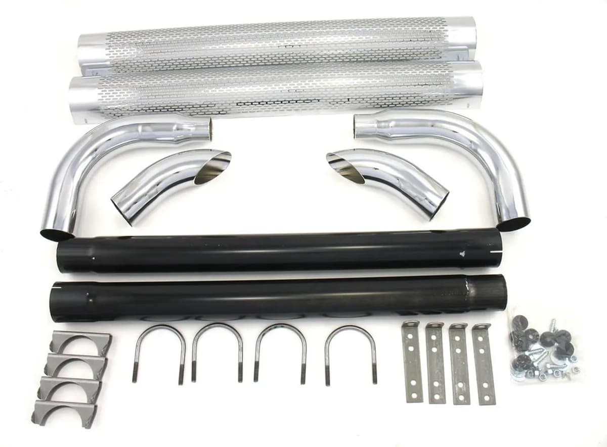 Patriot Exhaust H1080 Side Exhaust 80" Chrome