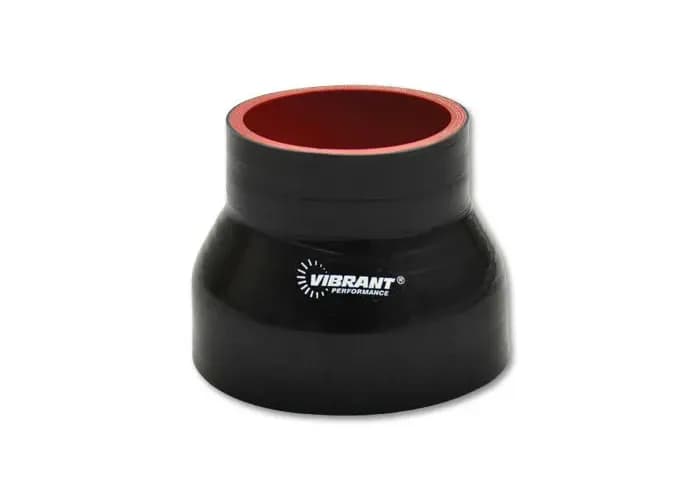 Reducer Coupler; 2.5 in. Inlet ID; 3.5 in. Outlet ID; 3 in. Length; 25 PSI Maximum Operating Pressure; 0.2 in. Wall Thickness; Black;
