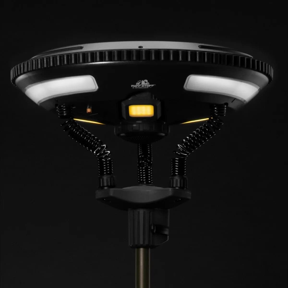 Tuff Stuff Overland Halo 9.75in Solar Freestanding Light With Speaker