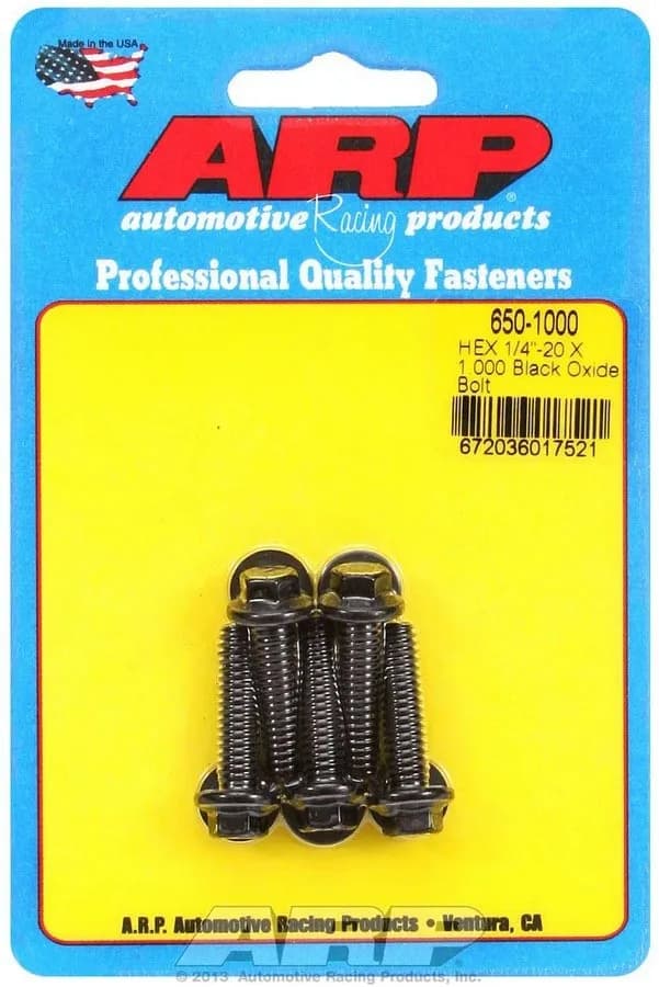 1/420 x 1.000 Hex Black Oxide Bolts