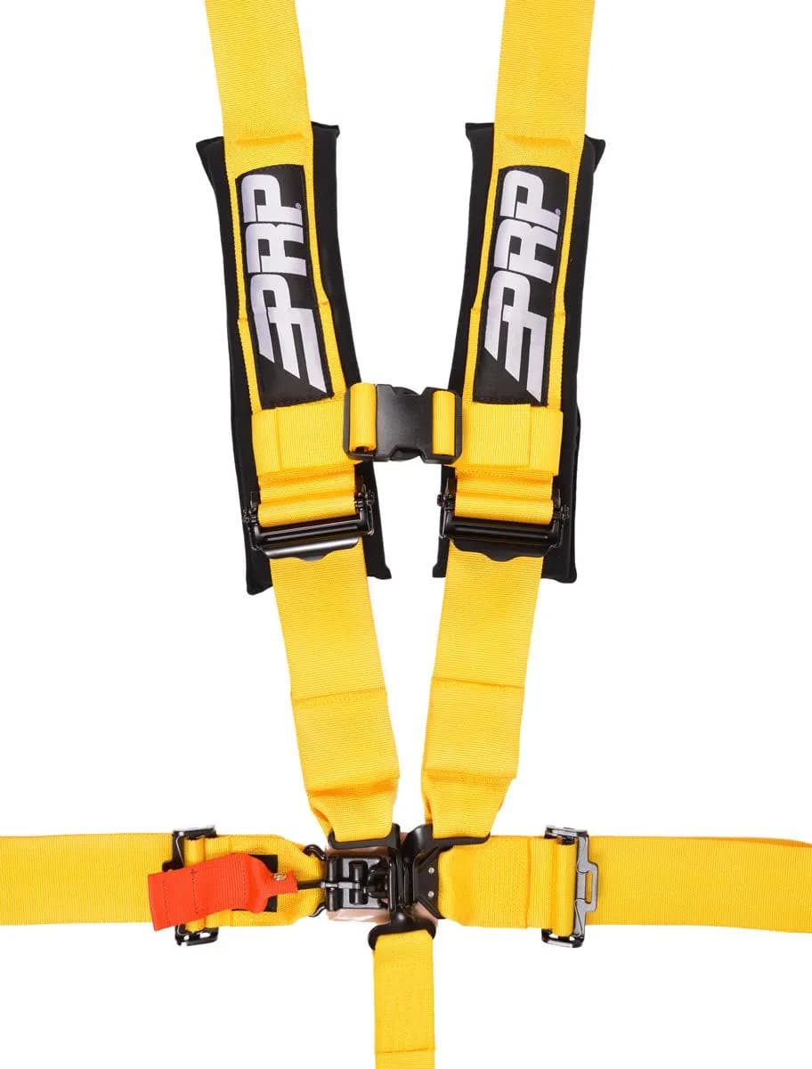 PRP 5 Point Harness Yellow 3in
