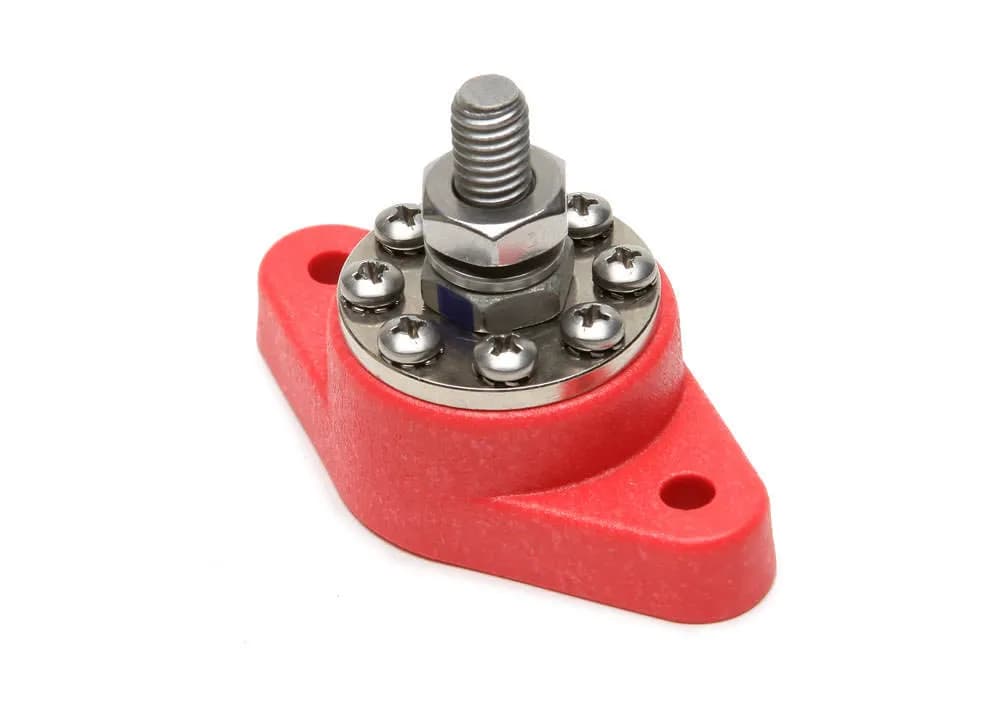 Painless Distribution Block Red 3/8