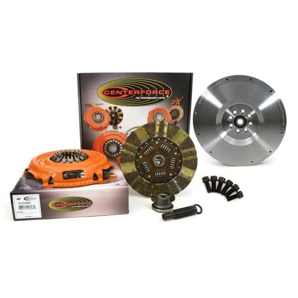 Centerforce Dual Friction ?, High Performance Clutch and Flywheel Kit, 83.60 lbs, 146 Tooth Gear, 0 in/oz Internally Balanced, 8 Bolt Crank, 563 ft/lbs Capacity, 10.4in Dia., 10-Spline, Fits Jeep Wrangler 3.8L