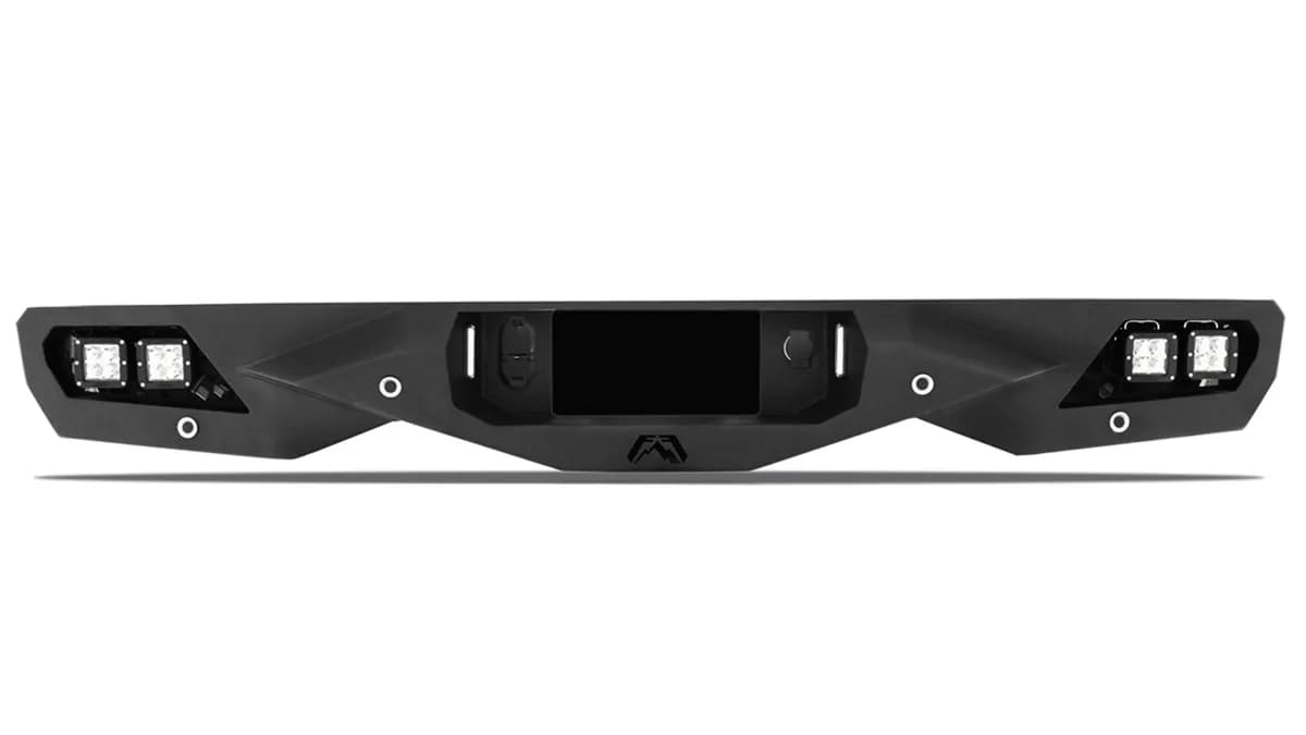 Vengeance Rear Bumper; 2 Stage Black Powder Coated; Pre-Runner Guard;