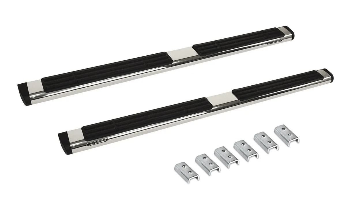 Go Rhino 686409987PS - 6 OE Xtreme SideSteps With Mounting Bracket Kit - Polished Stainless Steel