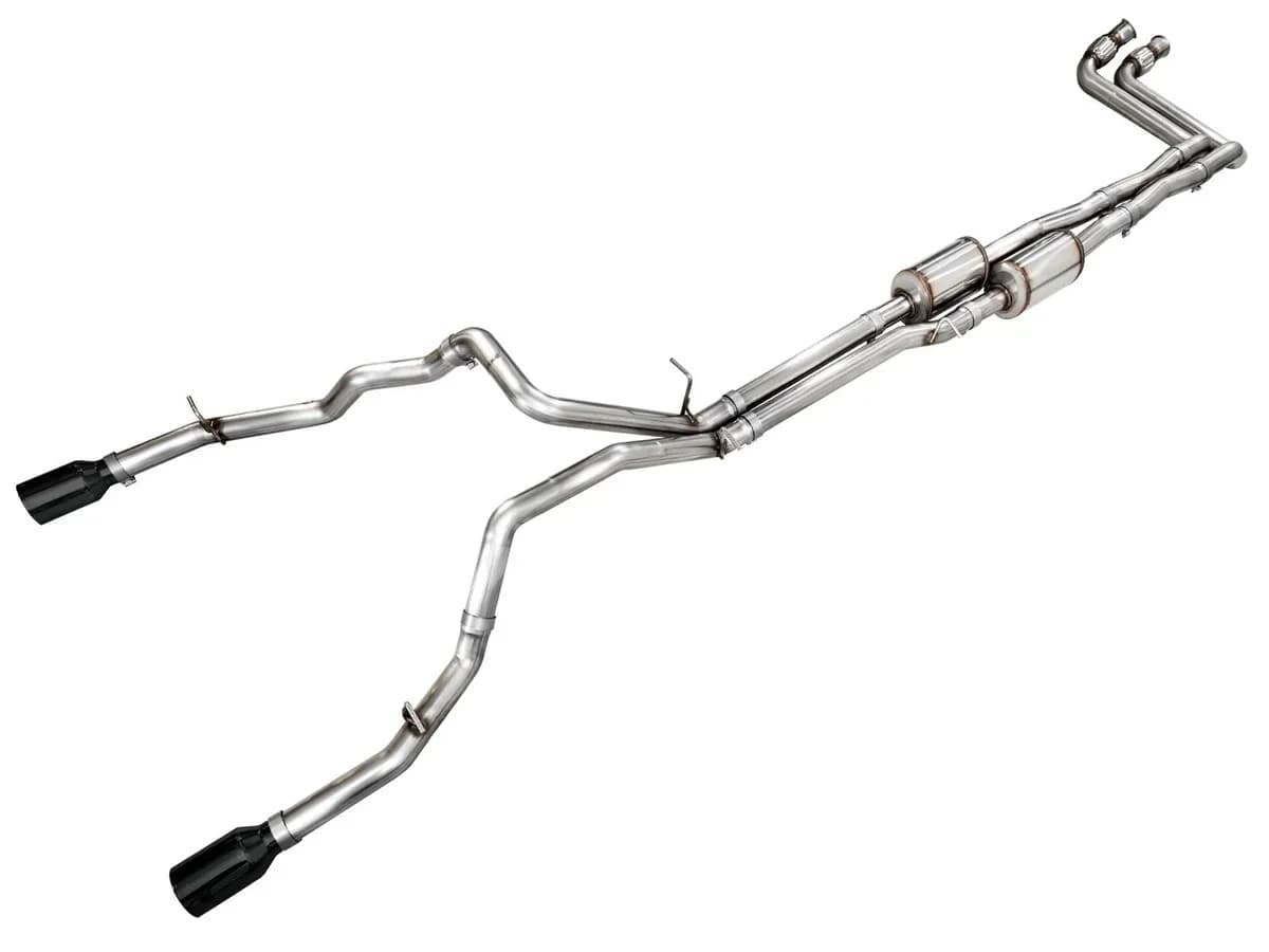 AWE 0FG Catback Exhaust for 2025 RAM 1500 3.0TT Standard and High Output - Diamond Black Tips - 3015-33530