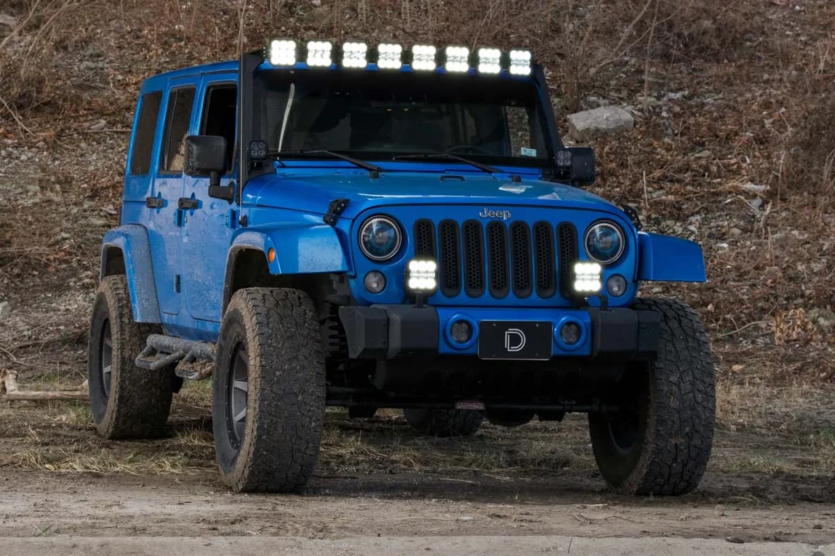 Diode Dynamics - Stage Series Windshield Bracket Kit for 2007-2018 Jeep JK Wrangler