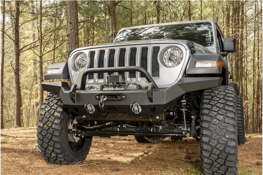 Hd Bumper Full Width Front; 0718 Wrangler JK 1819 Wrangler Jl