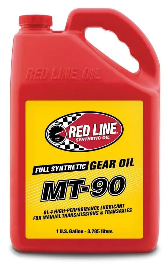 75W90 Gear Oil MT-90 Manual Transmission GL-4 1 Gallon Red Line Oil