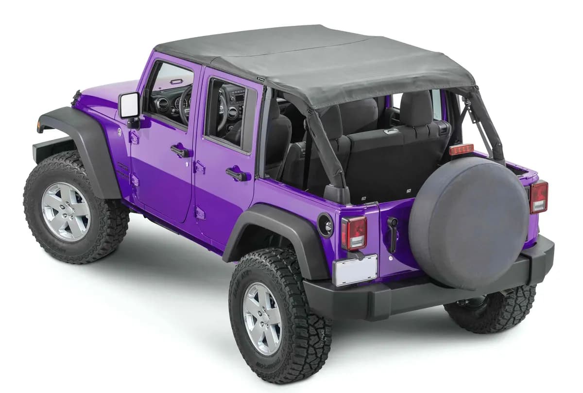Steinjäger Tops and Covers Wrangler JK 2007-2018 Bimini 4 Door Black Diamond