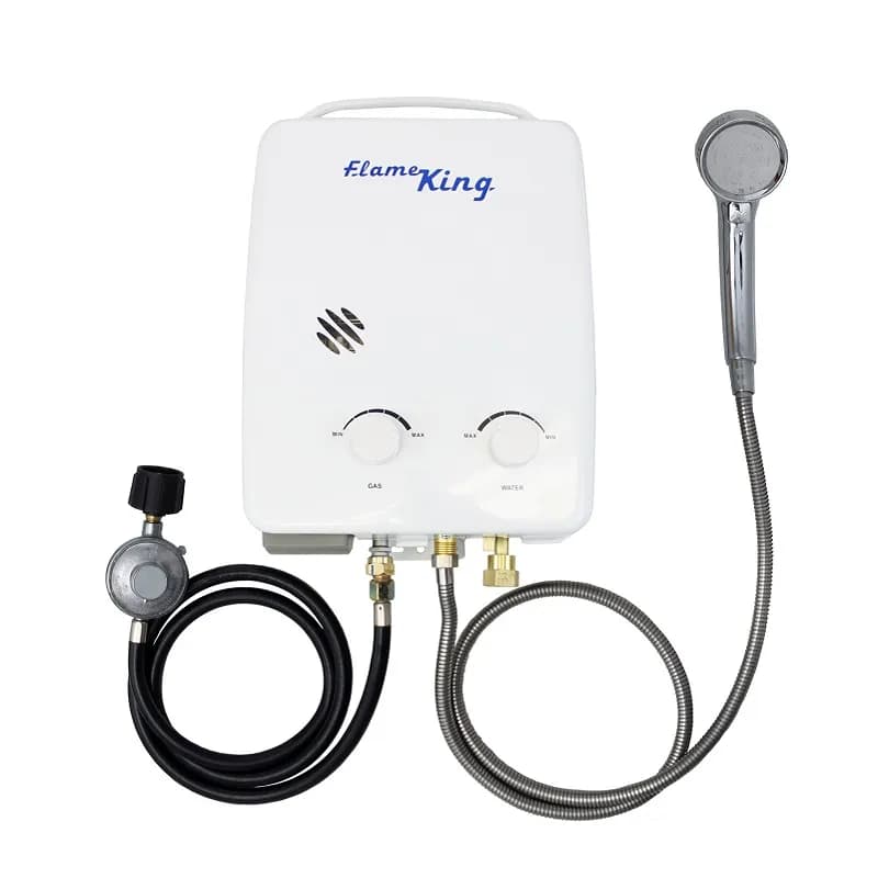 Portable Tankless Water Heater Propane Gas 5l 1.32gpm at 34000 Btu