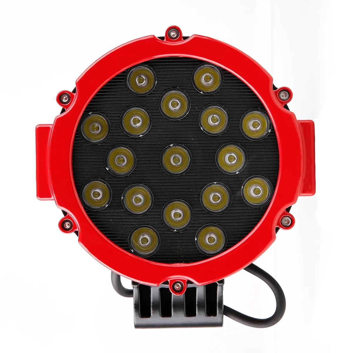 Black Horse Off Road LED 7 Dia.Lights Clear Aluminum PL2265RKT