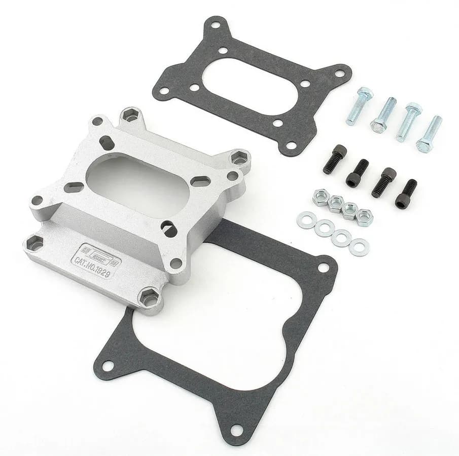 Carburetor Adapter Kit Fits 2barrel to Quadrajet Bolt Pattern