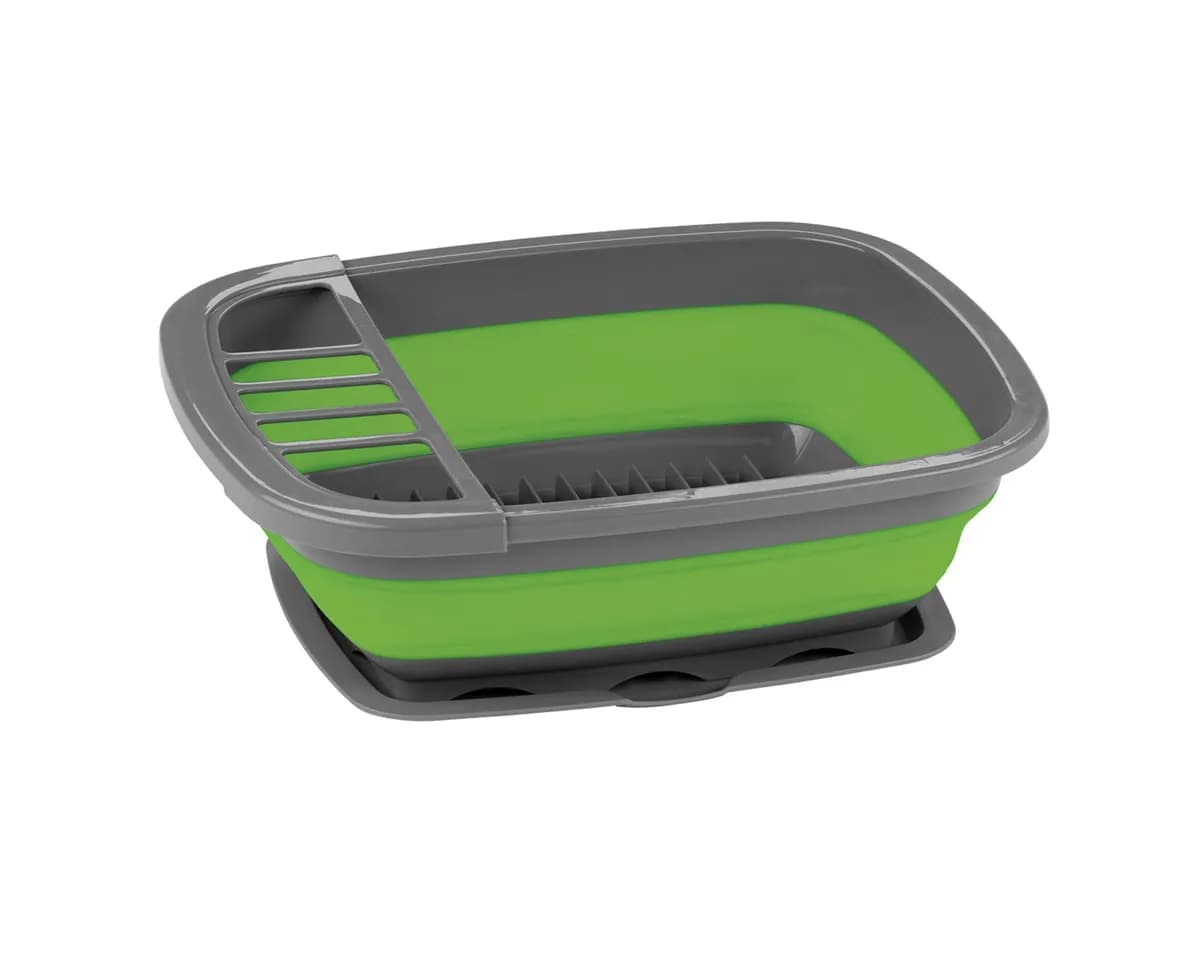 Collapsible Dish Rack With Tray - 8