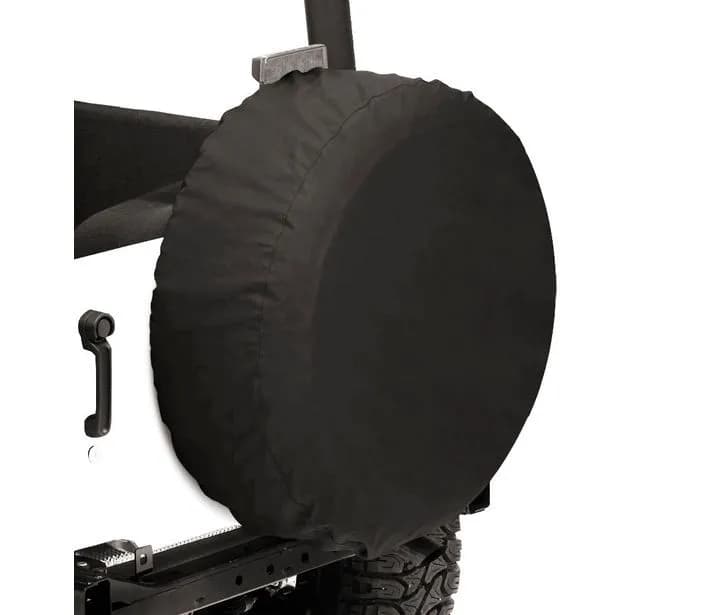 Spare Tire Covers Size 32 Inch x 12 Inch Premium Fabric Black Diamond Bestop