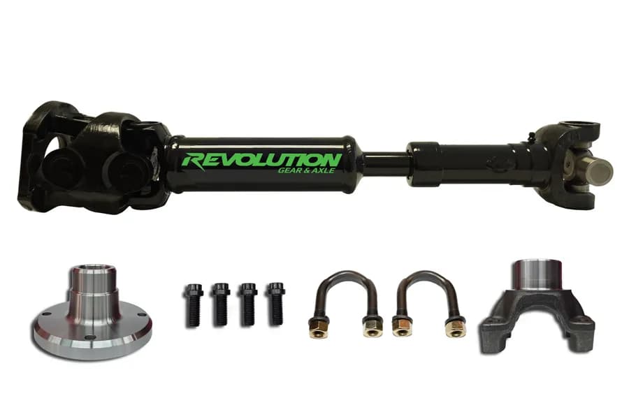 1823 Jeep Wrangler JL Rear 1350 Cv Driveshaft Sahara 2dr M200 Diff With Pinion Yoke
