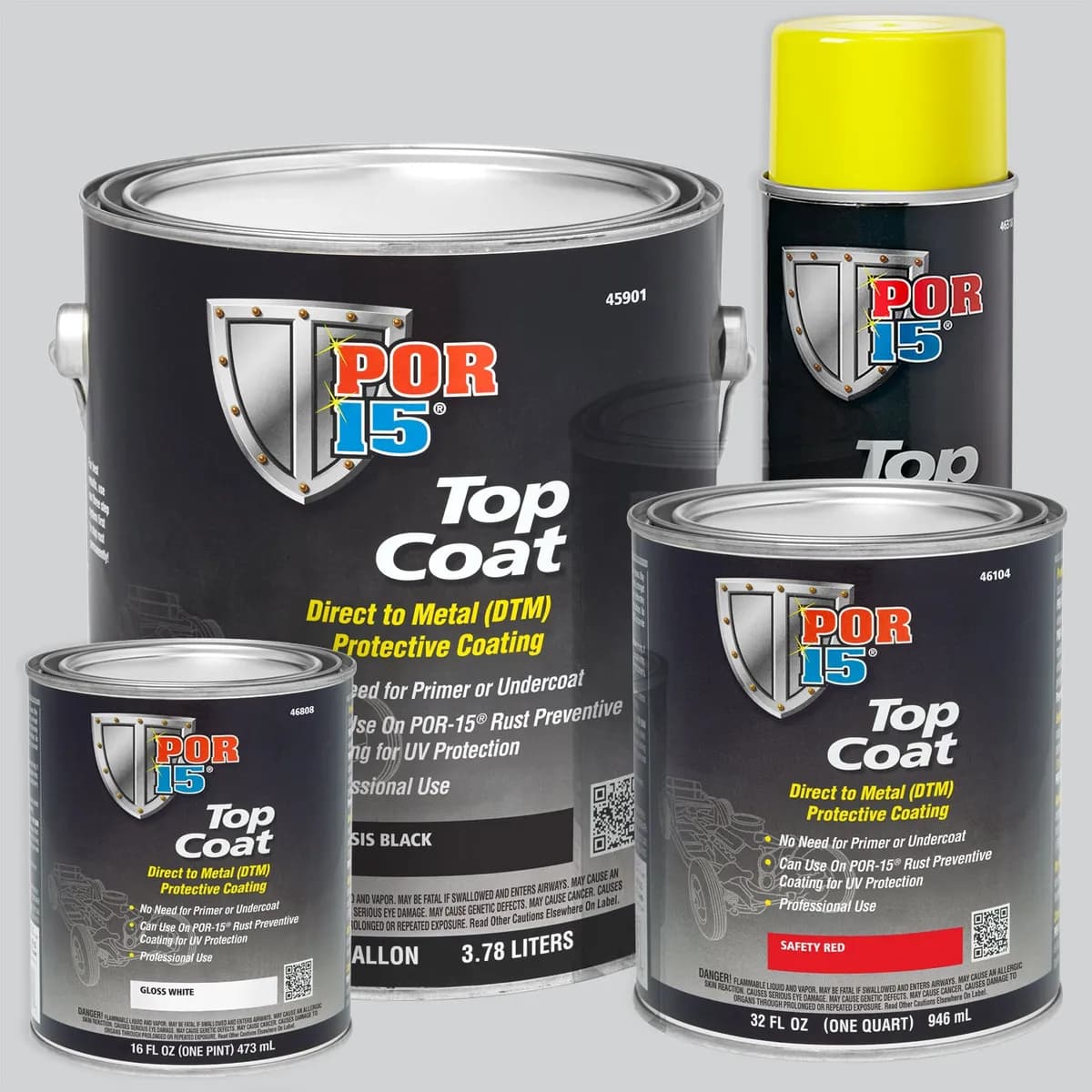 Top Coat Chassis Black - Gallon