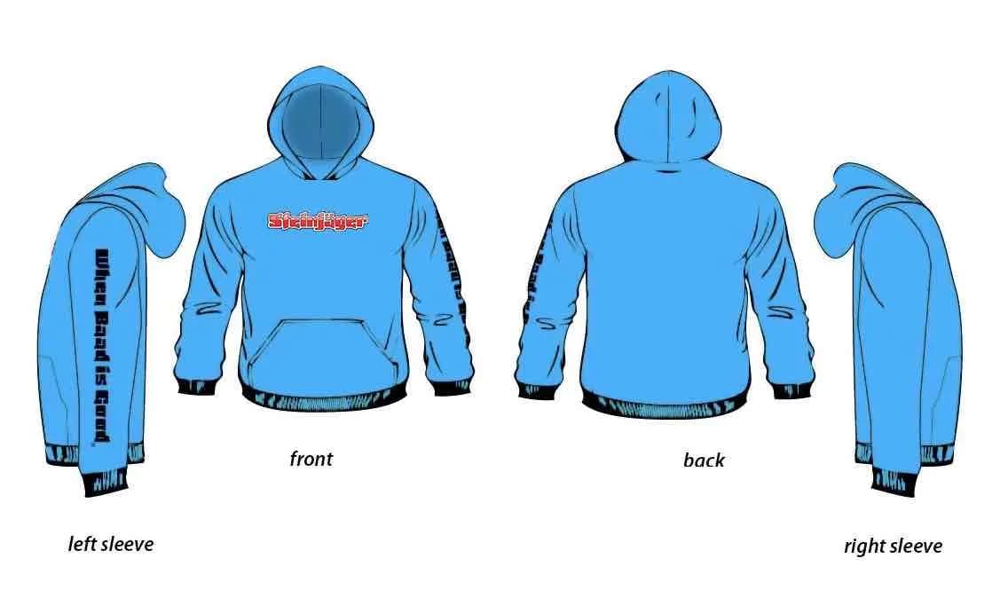 Steinjäger Blue Hoodies Size XL