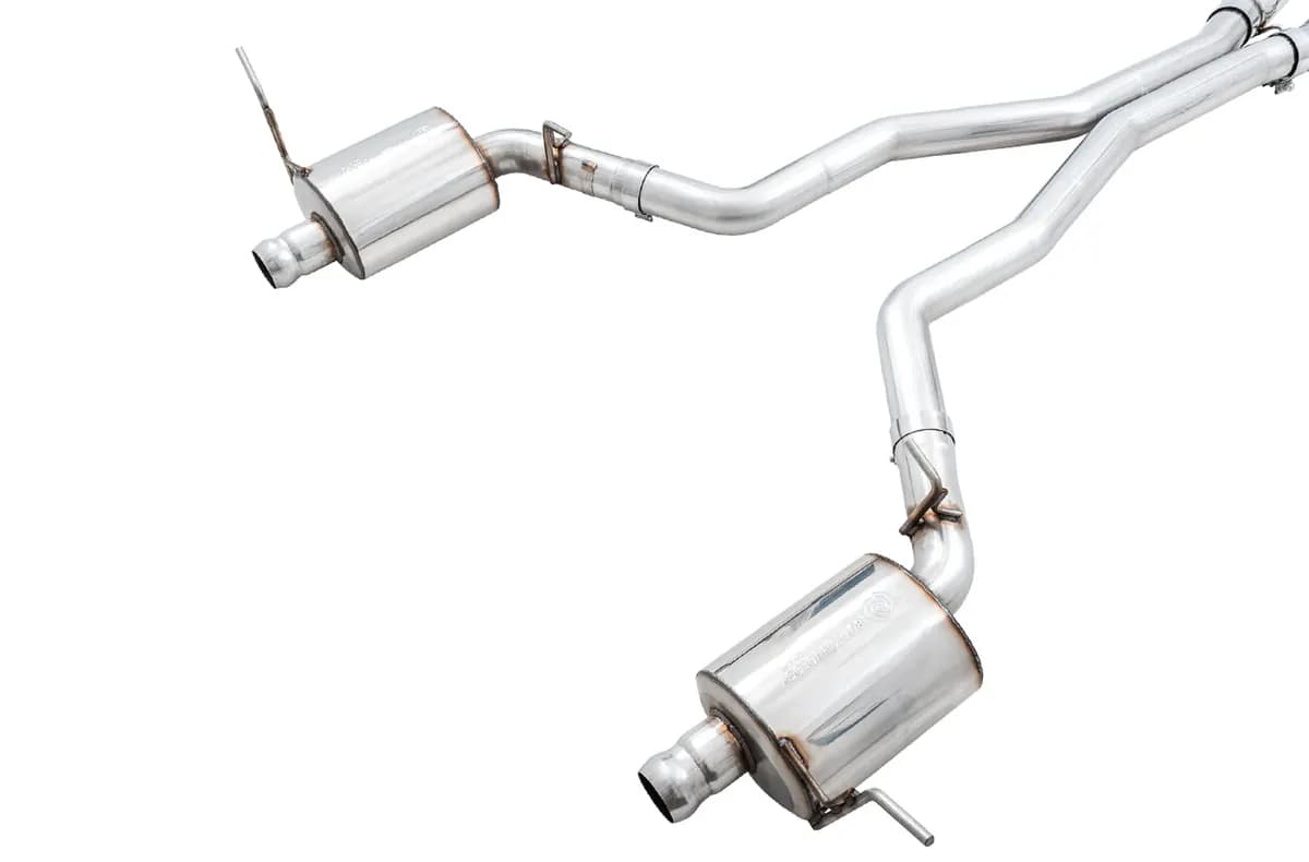 AWE Exhaust Suite for the Jeep WK2 Grand Cherokee SRT - Cat-back / Touring Edition / 2 - Chrome Silver