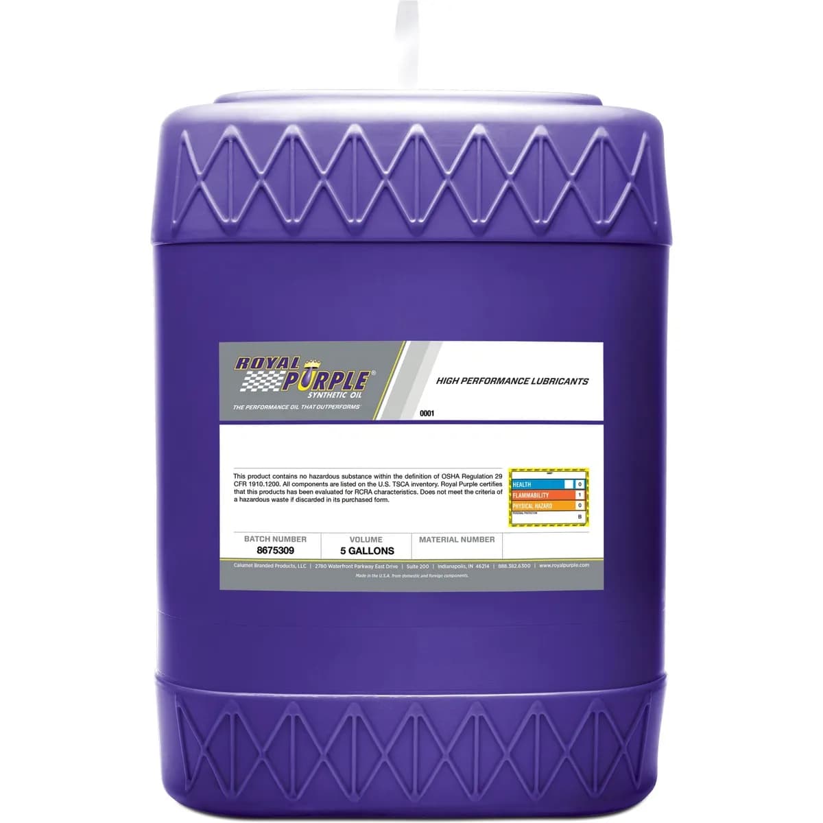 High Performance Street Synthetic Motor Oil w/ Synerlec SAE 10w40 1 Pai
