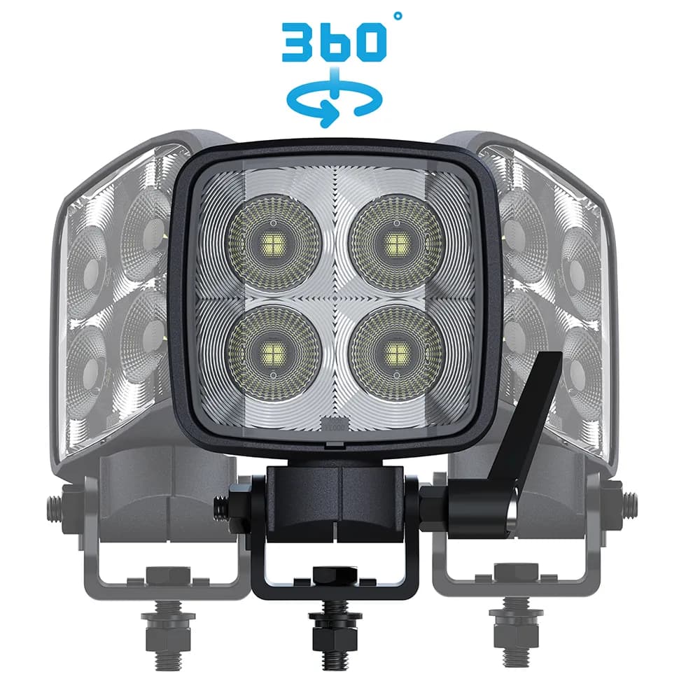 5in Work Pod Task Max w/ 360 Pivot Bracket Dual Color White/Amber (1 Ea)
