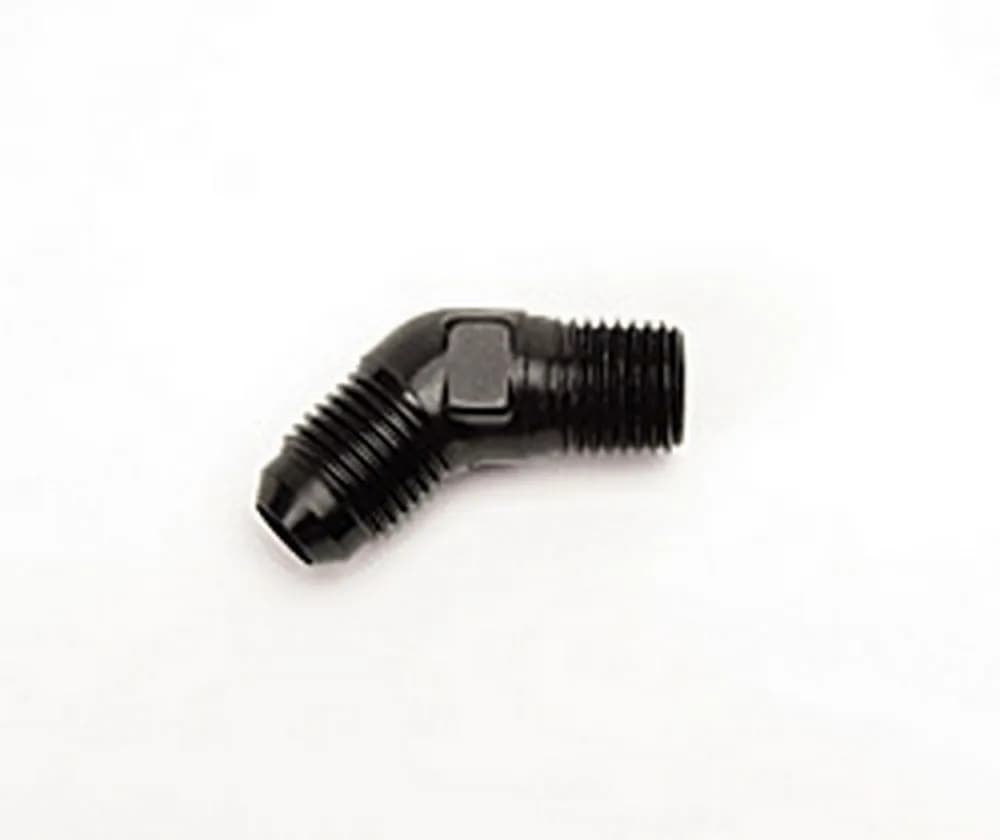 P/C #6 to 1/4 NPT 45 Deg Adapter Fitting