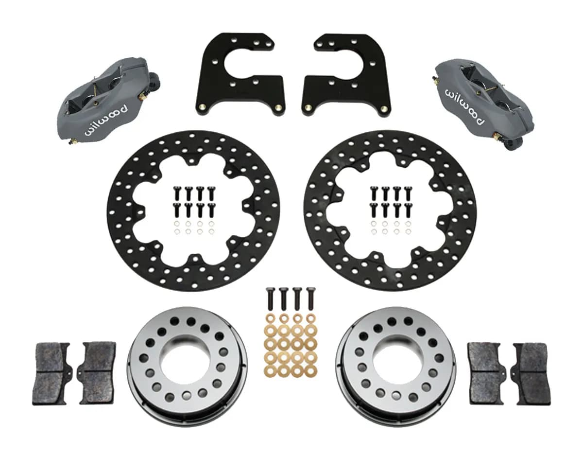 Wilwood FDL Rear Drag Kit Drilled Rotor Mopar-Dana 2.36in Offset