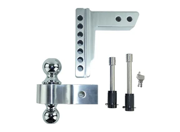 Ball Mount 2 Inch Shank 6 Inch Drop Blue Pacbrake