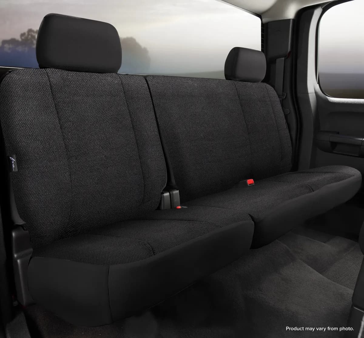 Fia Trs42-38 Black Tr40 Series - Wrangler Saddleblanket Custom Fit Rear Seat Cover - Solid Black