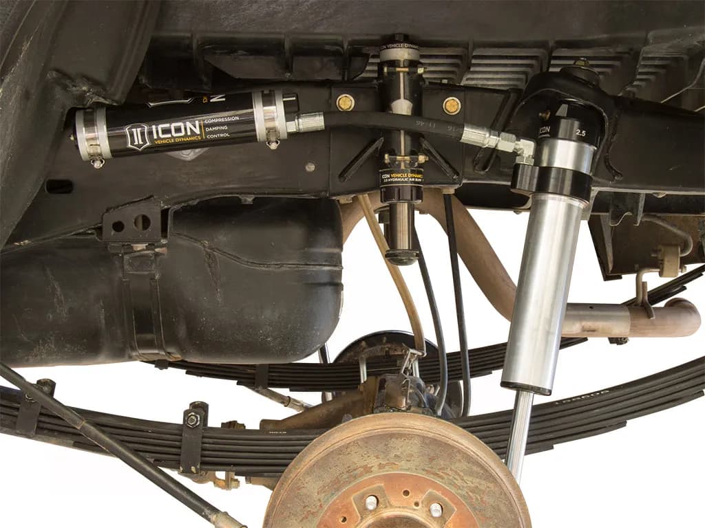 Icon 2005-2023 Toyota Tacoma, Rear, V.s. 2.5 Aluminum Series Rxt Shock Absorbers, Remote Reservoir w/ Cdcv, Pair