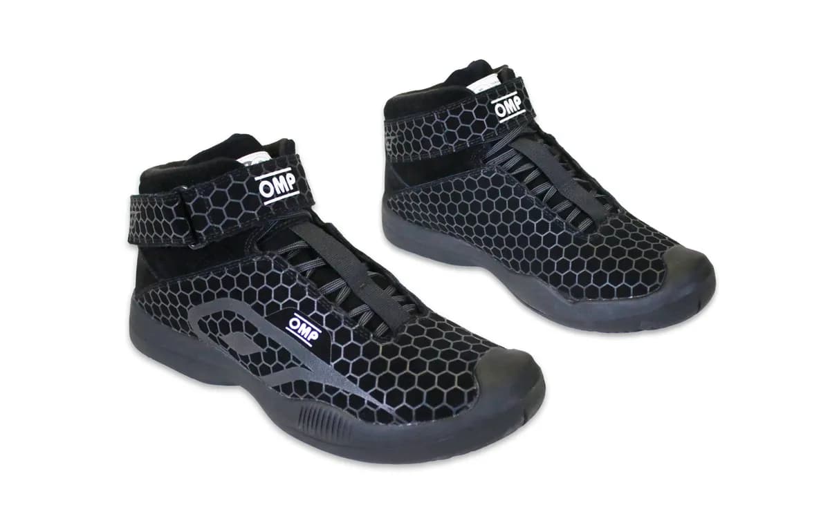 Omp Pit Crew Shoes Sfi Black Size 12