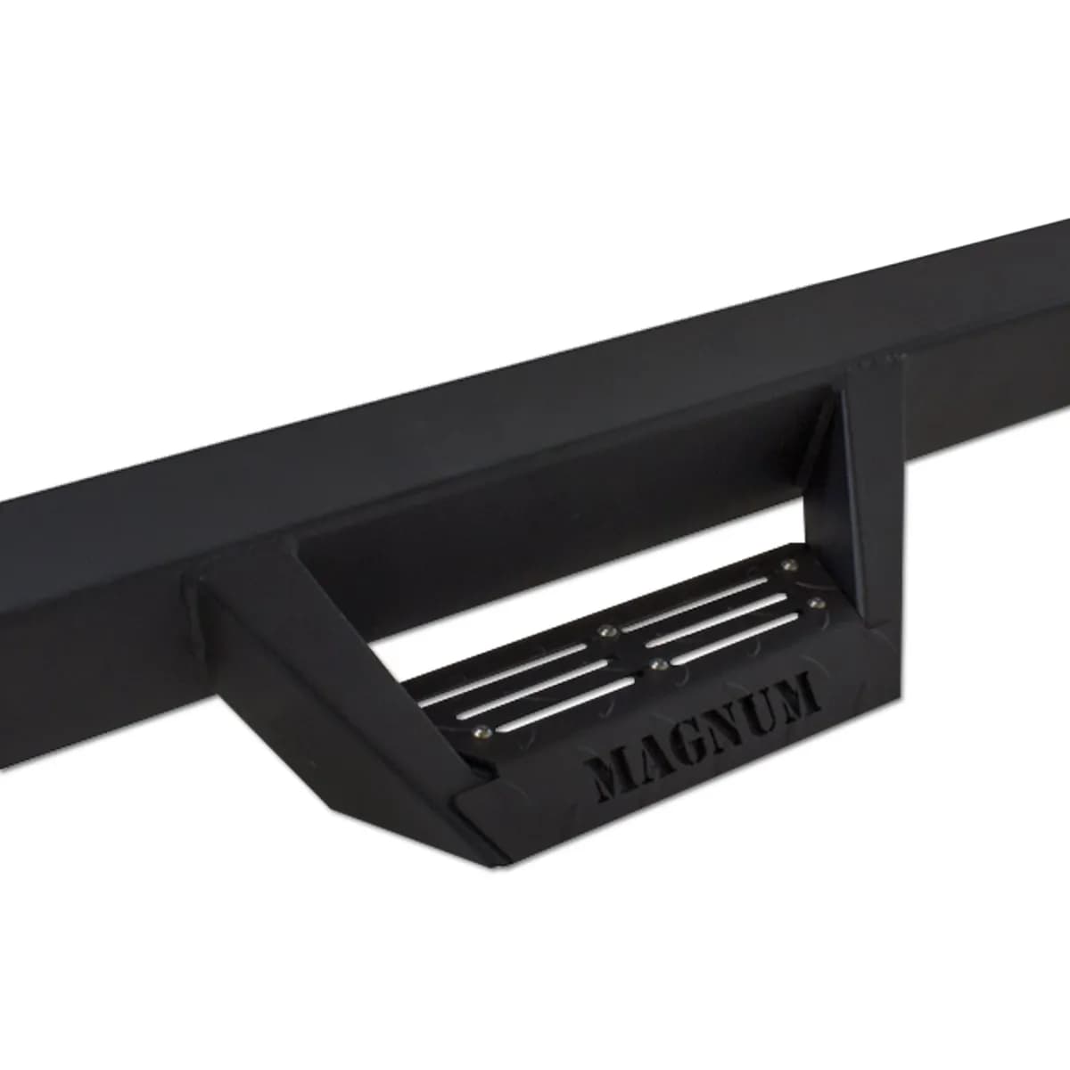 Magnum RT Drop Steps Black Textured Alloy Steel - 07-18 Jeep Wrangler JK 2 Door