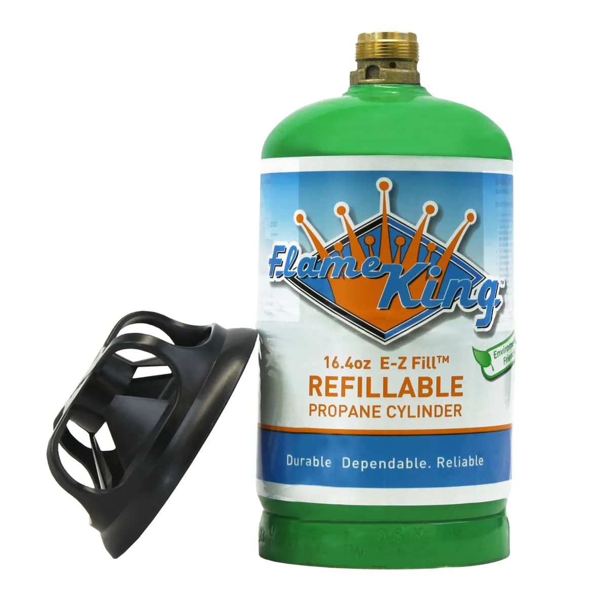 1lb Refillable lp Cylinder 16.4oz. Green