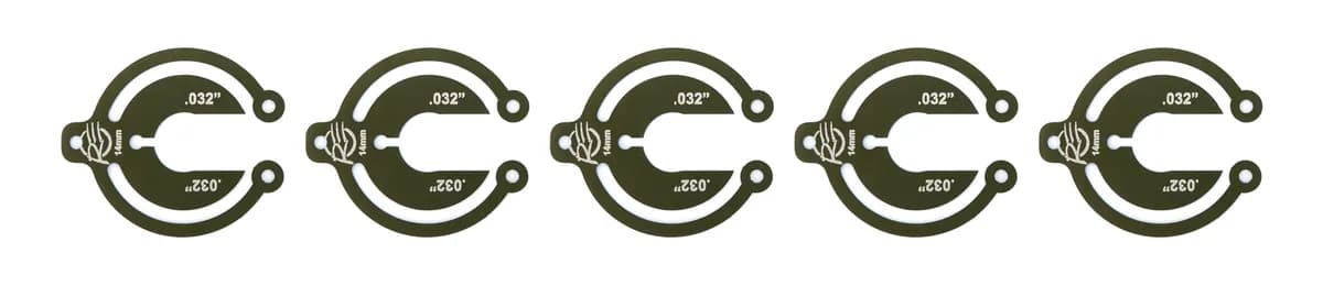 Alum Packer 14mm 1/32in Thick - 5 Pack