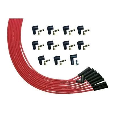 Wire Set Ultra v8 Universal Str Plug Ends Non Hei Red Wire