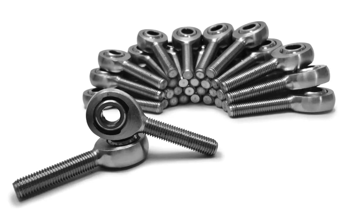 Steinjäger Inch Male Rod Ends 1/2-20 LH Chrome Moly Housing, Nylon Race 30 Pack