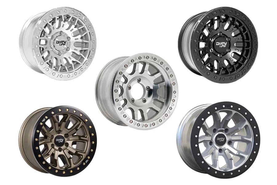 Dirty Life Beadlock Wheel Package - JT/JL/JK